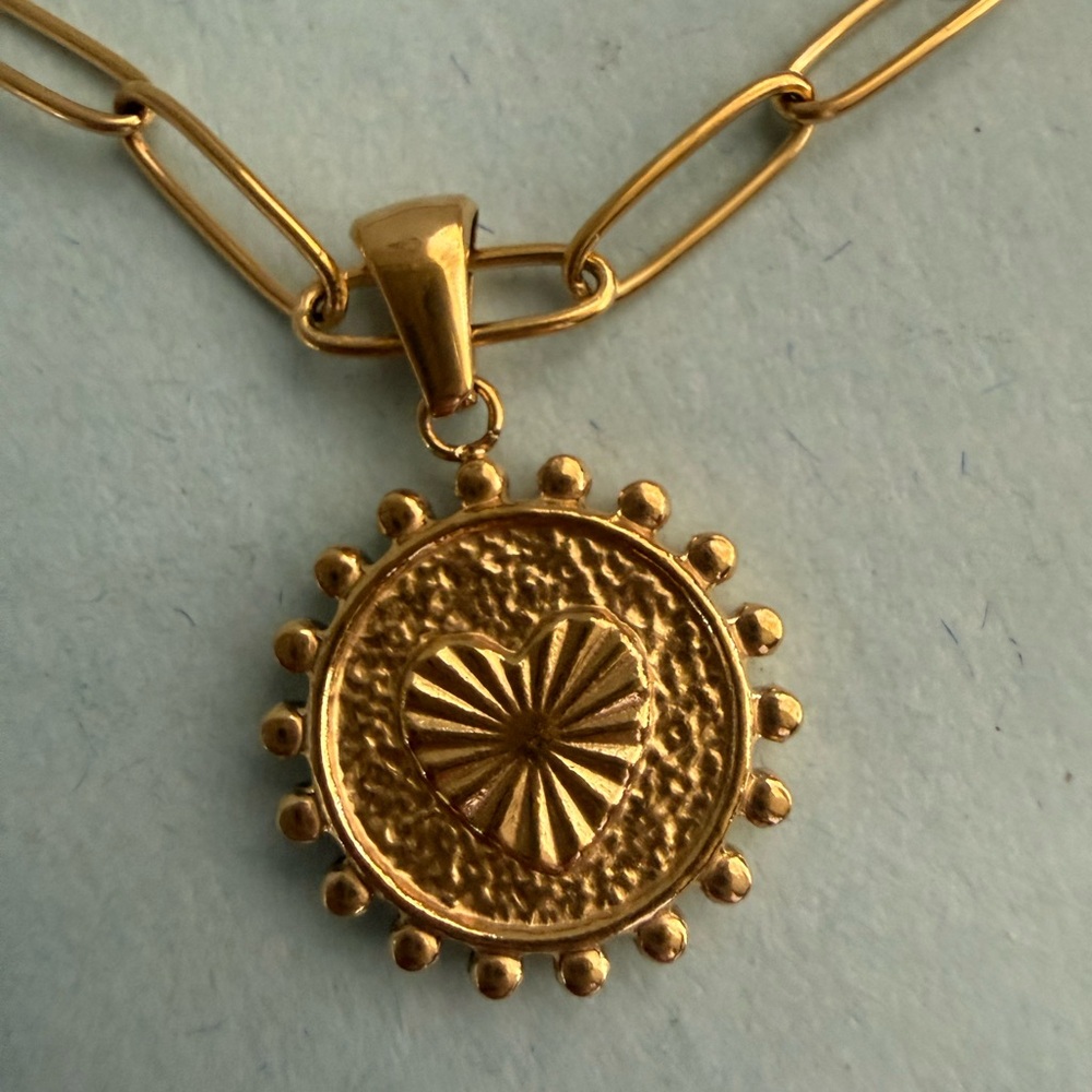 Set of Two Gold-plaited stainless steel Chains necklace - Picture 6 of 7